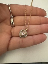 Collana Cuore Rosa Swarovski