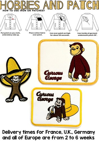 Patch curioso come george - patch,