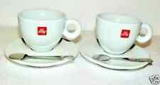 2 Tazze Cappuccino illy Caffè  Istituzionali + 2 Cucchiaini Cups IDEA REGALO 