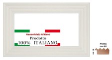 Cornice Bianca in legno