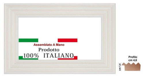 Cornice legno bianca - cornice,