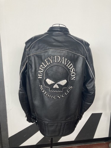 Giubbotto uomo pelle harley - uomo,
