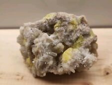 Minerale di Zolfo con Cristalli di Celestina - Caltanissetta, Sicilia