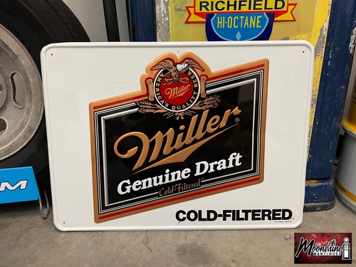 Vintage insegna birra miller - insegna,