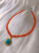 Collana Rossa Elegante