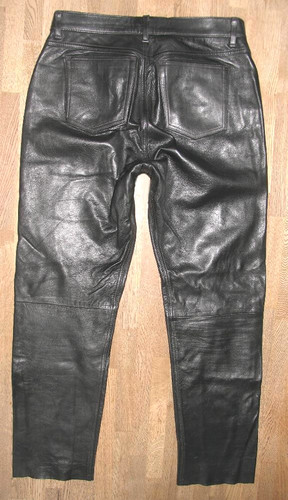 Pantaloni pelle uomo - pelle,