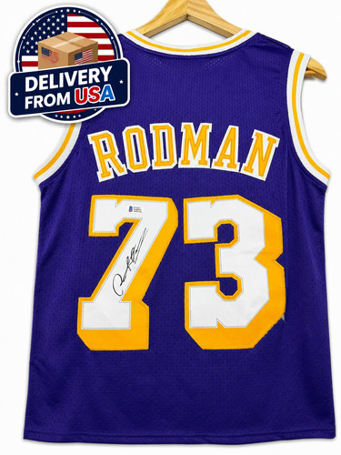 Maglia dennis rodman firmata - dennis,
