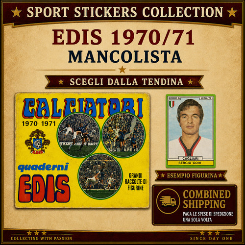 Edis calciatori 1970 da - calciatori, 1970/71