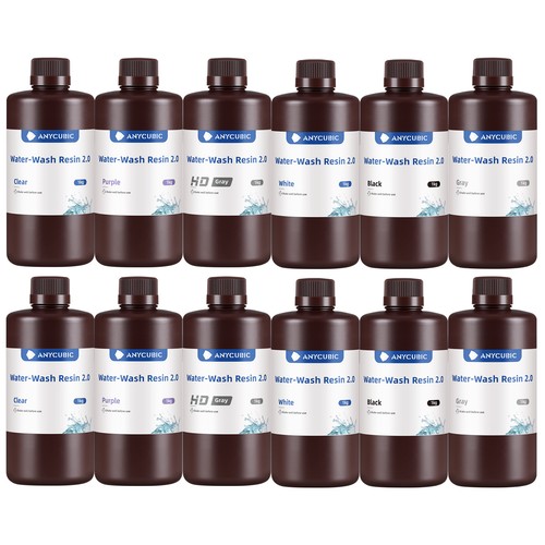 10kg anycubic water resina - anycubic,