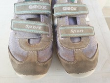 lotto 866b scarpe ginnastica bimbo bambino GEOX grigie n.34