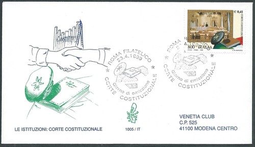 1999 italia fdc - 1999,