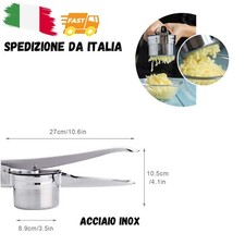 Schiacciapatate in Acciaio Inox di Alta Qualità - Per Patate, Verdure e Frutta