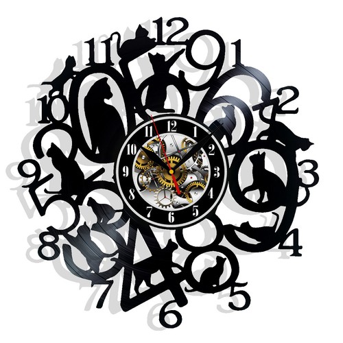 Amo gatti orologio - i,