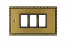 Placca copri interruttori Da 3