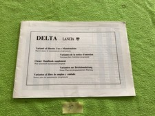 Varianti al libretto uso e manutenzione Lancia Delta HF integrale Evoluzione