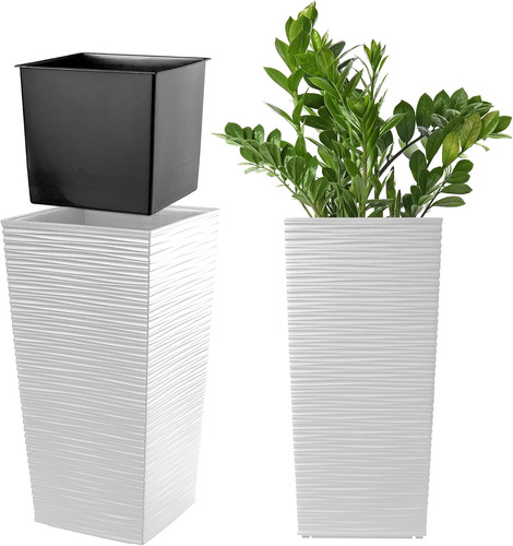Elegante vaso alto per piante - vaso,
