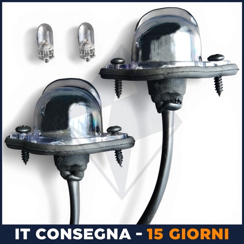 Set luci targa - set, lampadina