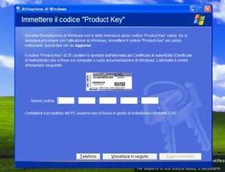 Istruzioni e materiale di ripristino sistema Windows XP con Licenza originale