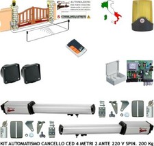 AUTOMAZIONE CANCELLO 4 MT 2