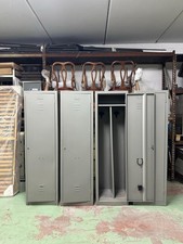 ARMADIO ARMADIETTO SPOGLIATOIO METALLO 1 ANTA POSTO  Colore Grigio