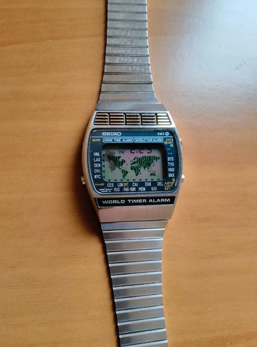 Seiko world time a239 5010 - seiko,