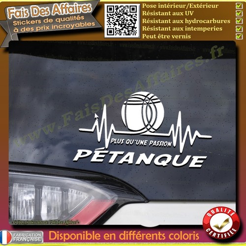 Sticker autocollant pétanque - sticker,