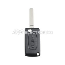 GUSCIO CHIAVE AUTO PER TELECOMANDO 2 TASTI CITROEN C1 C2 C3 C4 C5 Xsara, Picasso