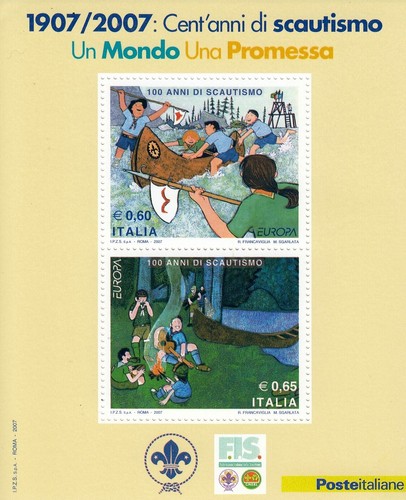2007 foglietto nuovo europa - 2007,