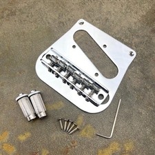 Piastra Tele Bridge,Ponte 6 Selle per Bigsby B5 e B50 Cromo BSS1/TBP1