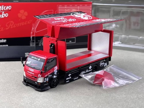 Camion box 64 rosso - camion, 1:64