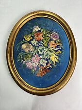 OVALE  DIPINTO OLIO VINTAGE