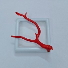 Ramo corallo rosso lucido - corallo,