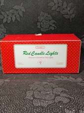 Vintage Crownline 20 candele rosse clip su luci albero di Natale