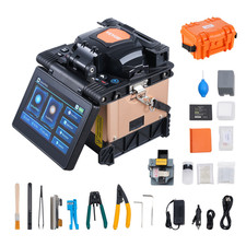 Giuntatrice Fibra Ottica Fiber Fusion Splicer 4 Motori Giuntatrice a Fusione