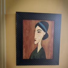 Ritratto moderno su tela