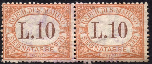 San marino 1925 segnatasse - marino,