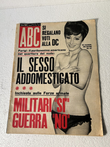 Abc vecchia rivista costume - abc, di