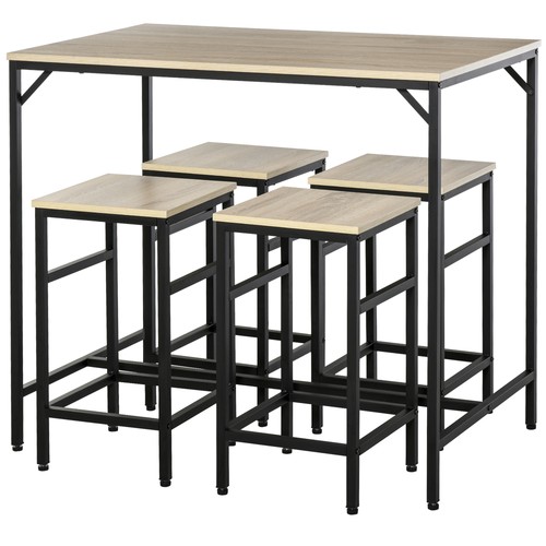 Set tavolo alto con sgabelli - con,