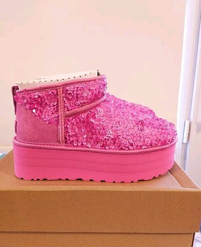 Stivali ugg paillettes rosa - ugg,