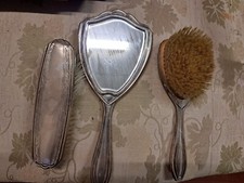 set in argento 800 da toeletta