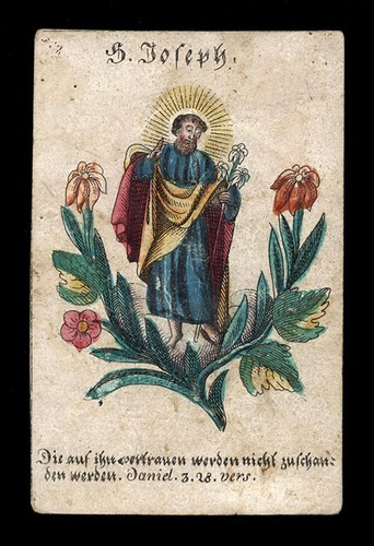 Santino incisione 1800 - santino,