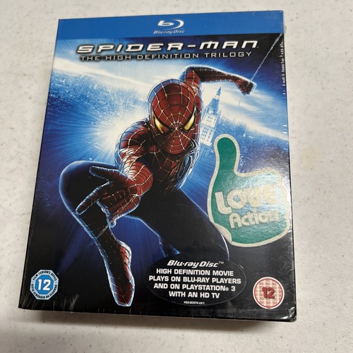 Spider man blu ray - 1-3, uk