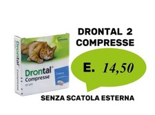 vermifugo per gatti : 2 pastiglie in blister : dron tal