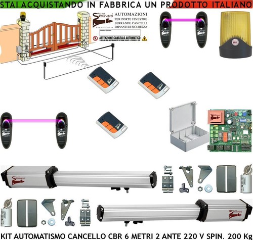 Kit automazione cancello - automazione,