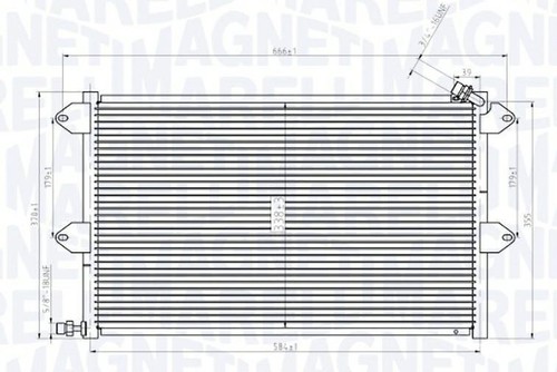 Condensatore radiatore aria - radiatore,