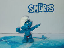 Puffi Puffo Culturista 20417 Bodybuilder var. 3A costume rosso Pejo© W.Germany