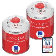 EVOCAMP 2x cartucce gas 450g