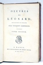 LIVRE ANCIEN LEONARD OEUVRES