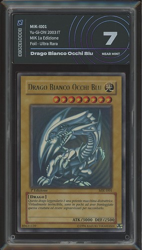 Blue eyes white dragon - blue,