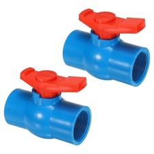 Ball valve G1-1/2.2pcs, PVC